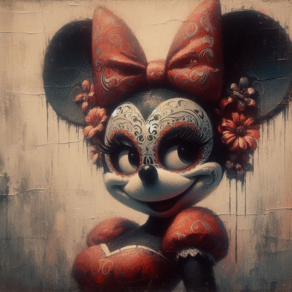 Minnie Mouse - Dia de los Muertos