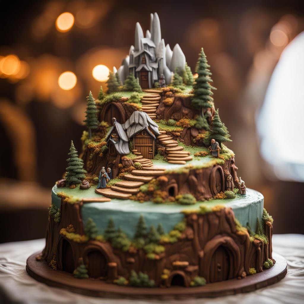 Middle Earth Cake
