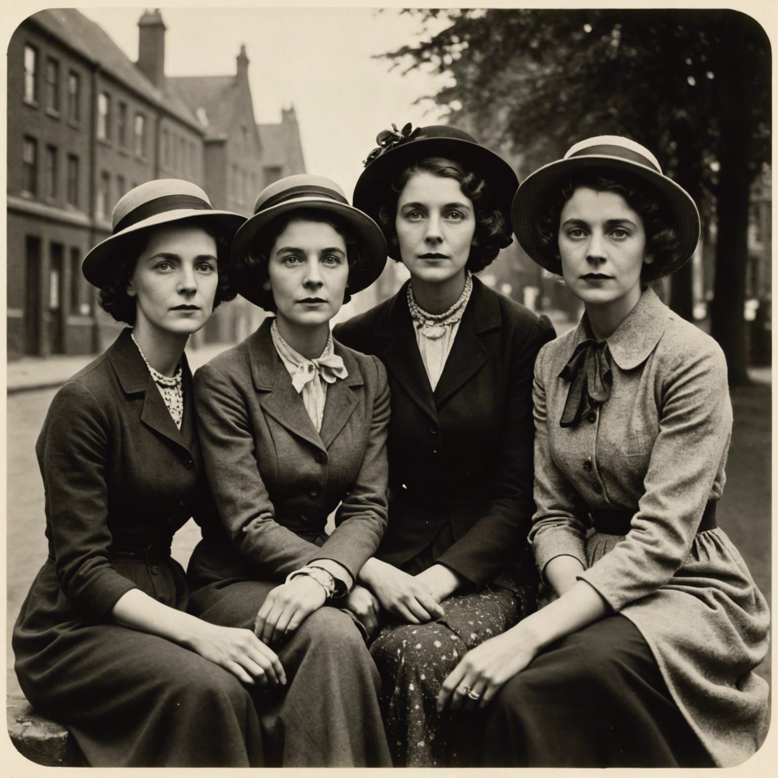 Vintage Pictorialist Photography Portrait