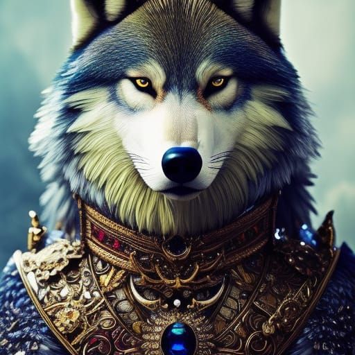 King Wolf - AI Generated Artwork - NightCafe Creator