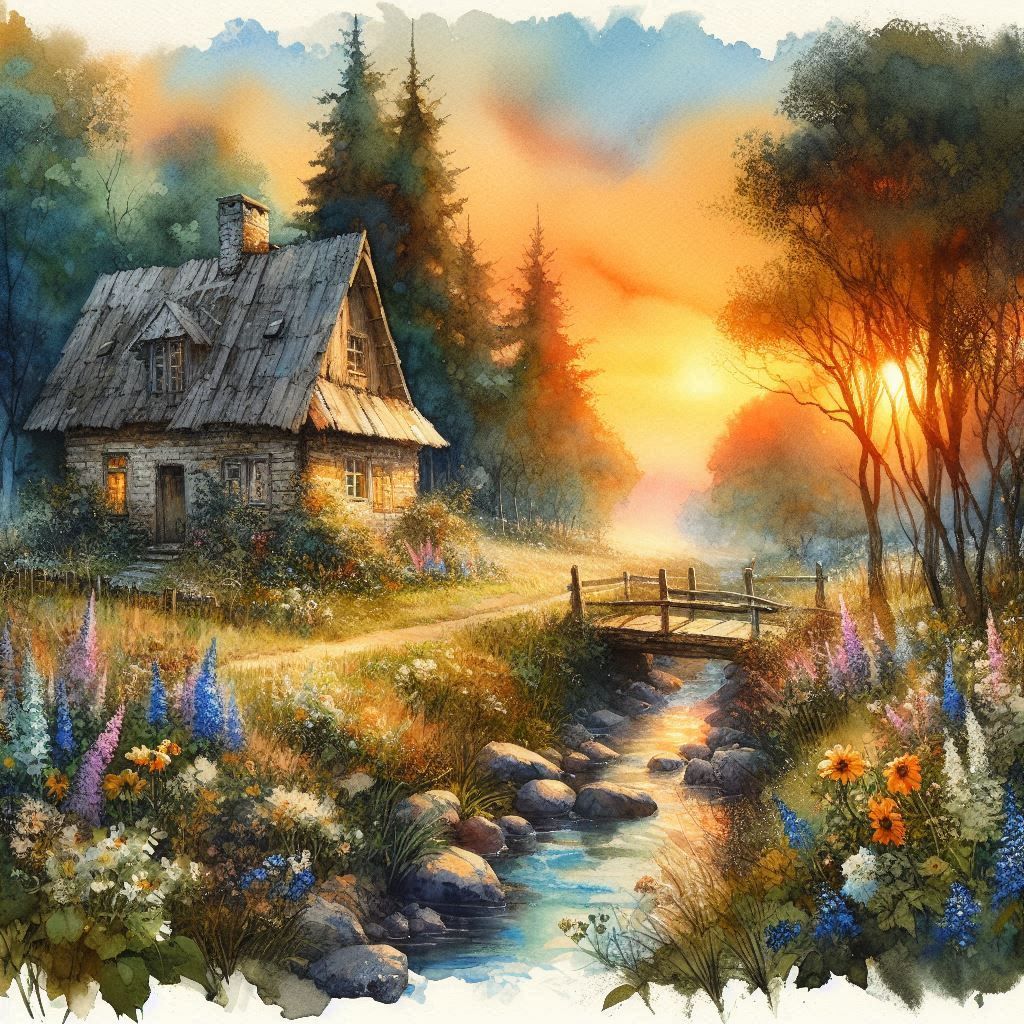 Cottage in Warm Repose