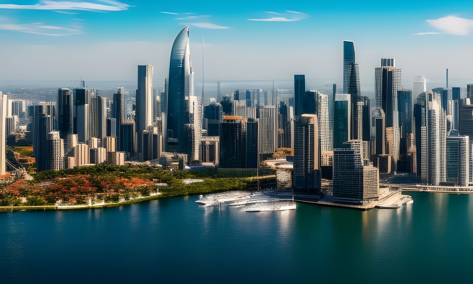 smart futuristic city landscape 03