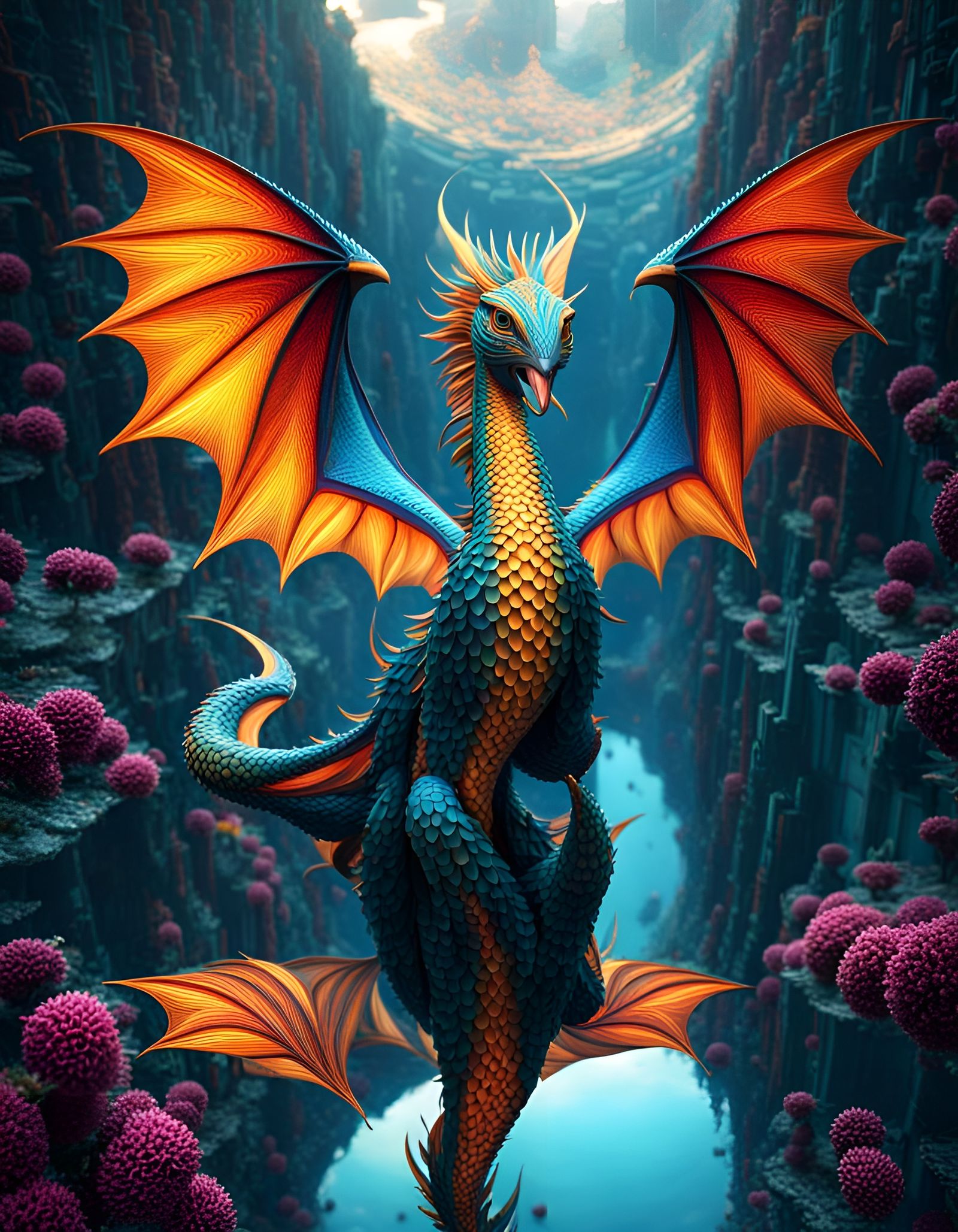 Pogo Dragon - AI Generated Artwork - NightCafe Creator