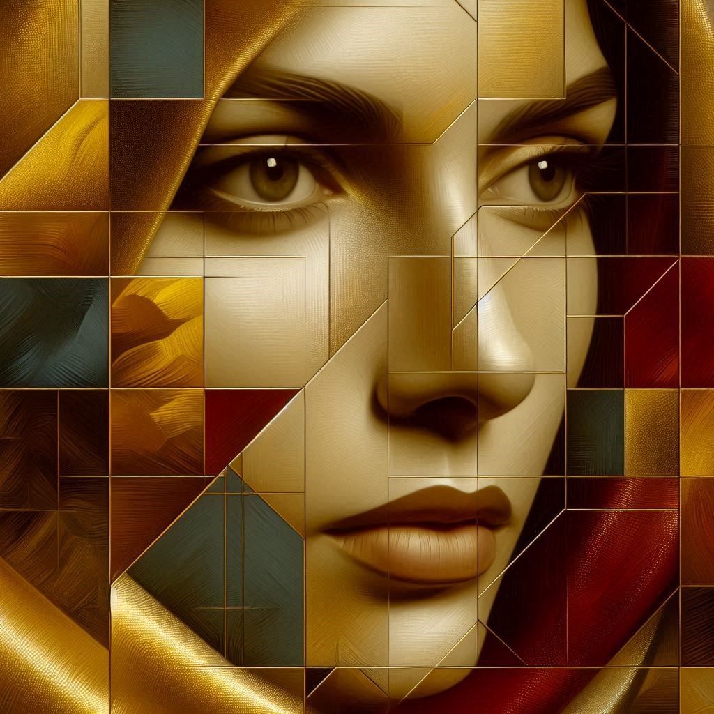 Golden portrait