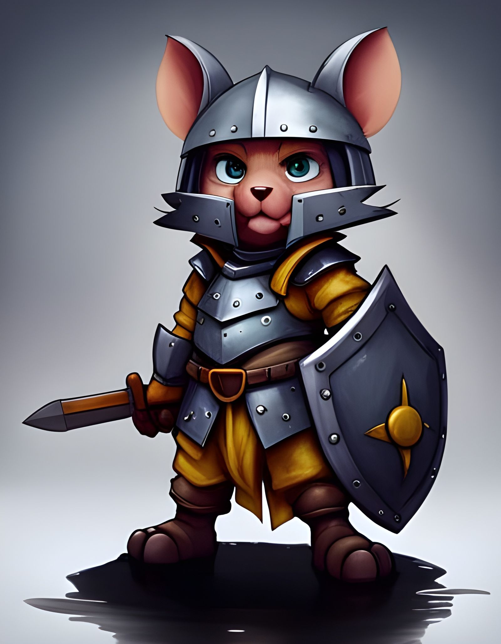 Mouse Knight - AI Generated Artwork - NightCafe Creator