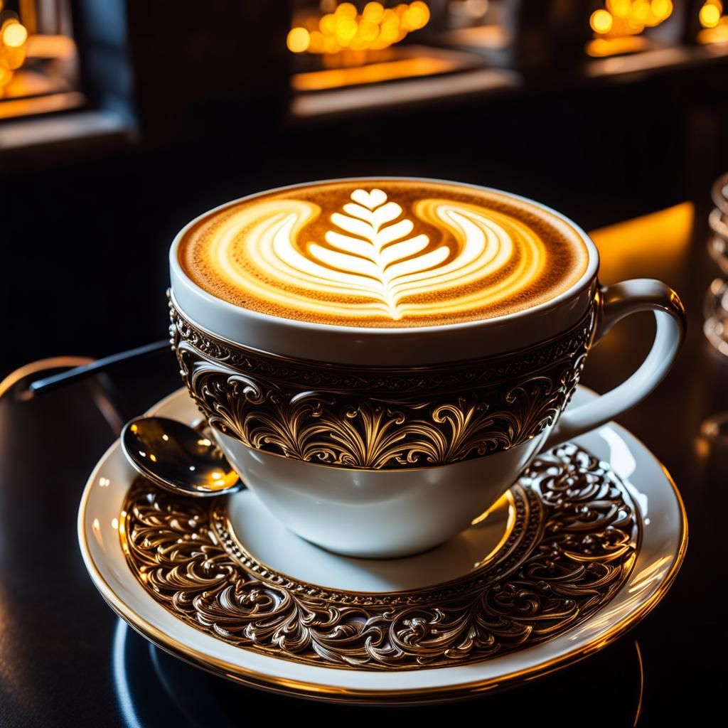 UP CLOSE CUP OF GREAT COFFEE   by @INTERCEDENCE