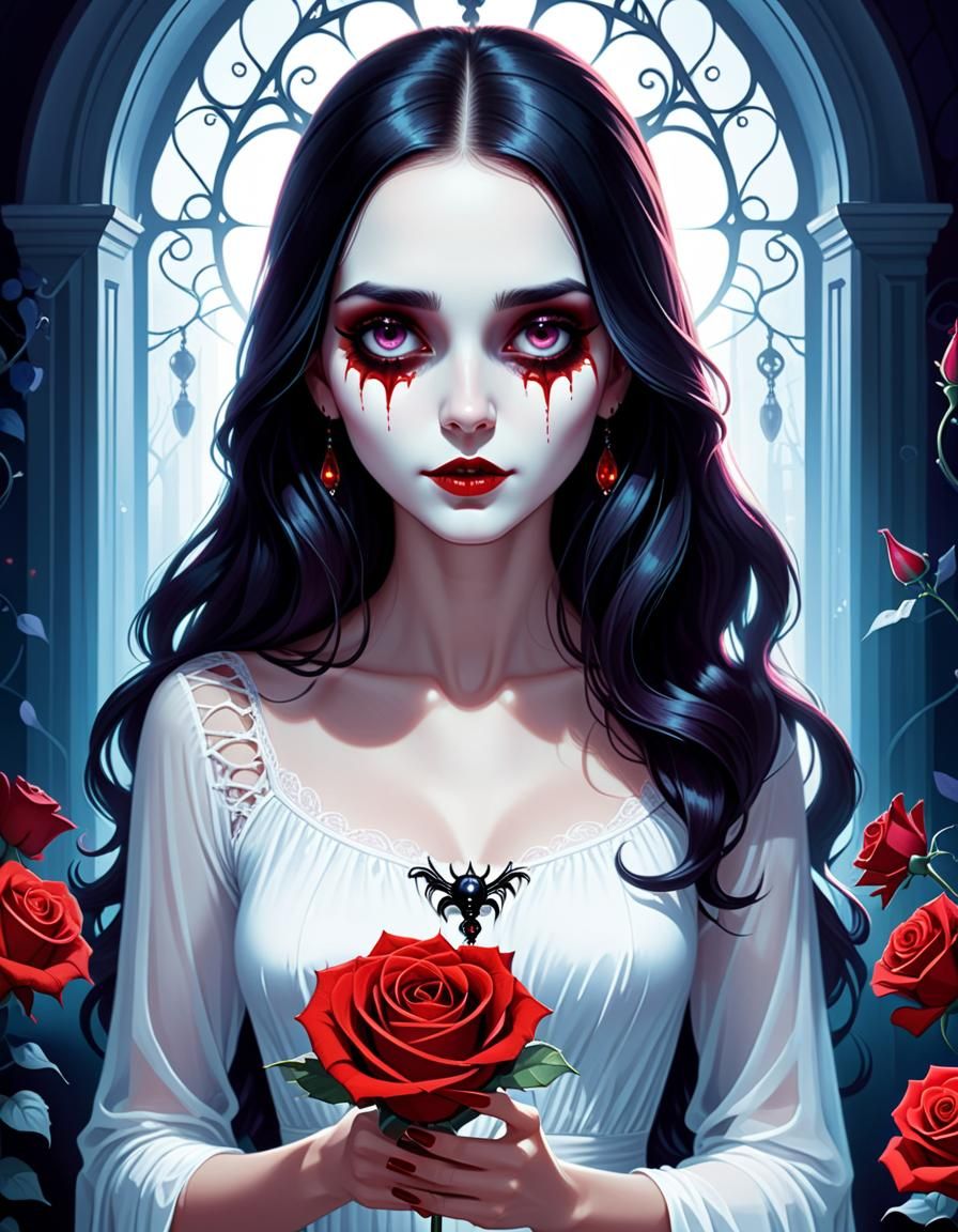 💀🌹 🍎💜 Horror Portrait Juliet Eyes, Pascal Campion, Felic...