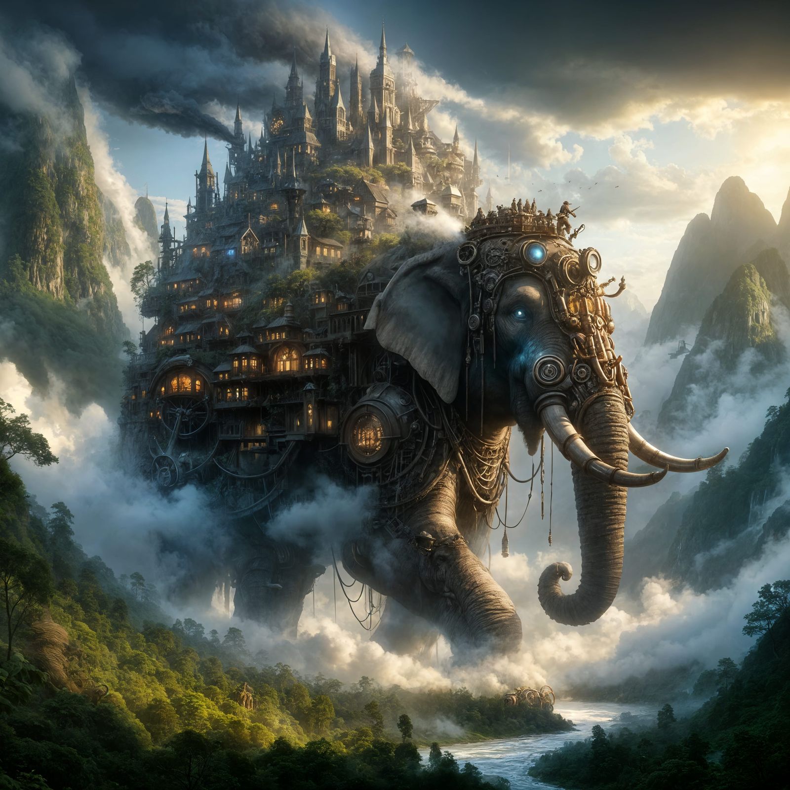 Steampunk Elephant 2