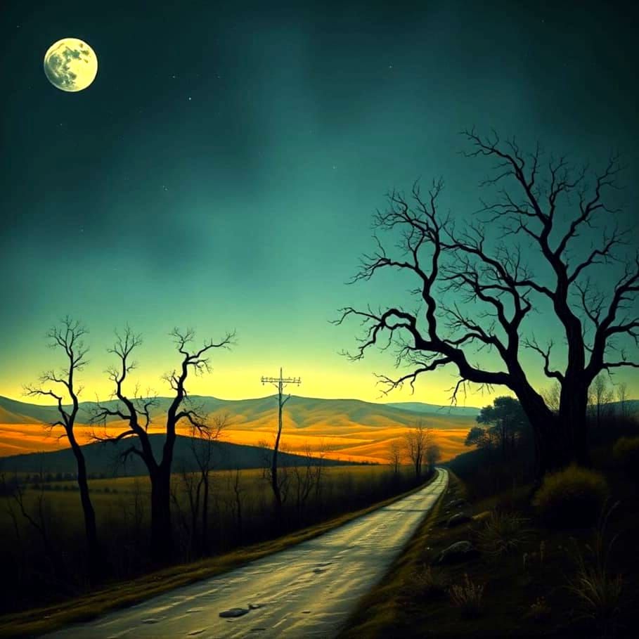 Surreal Dreamscapes in Eerie Fantasy Style