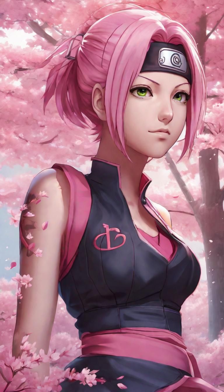 Sakura Haruno fan art, Glassy Reflections- Symphony Dynamic strokes ...