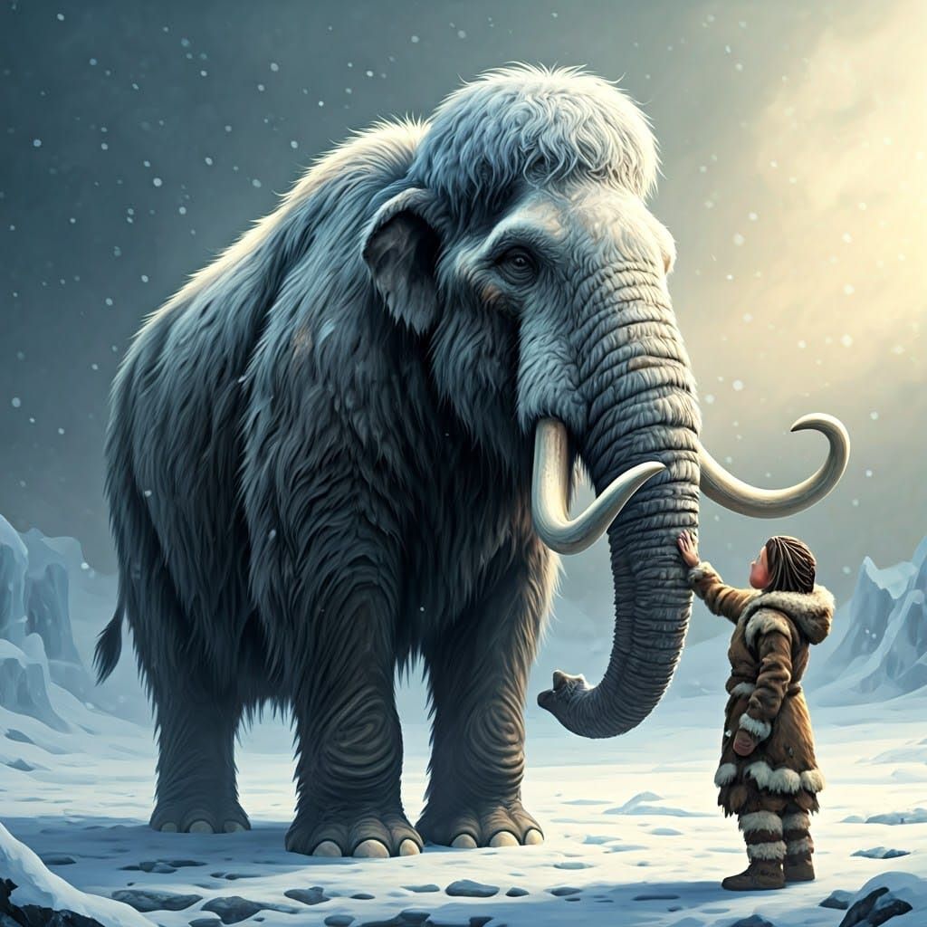 My friend, the mammoth  by @axelb