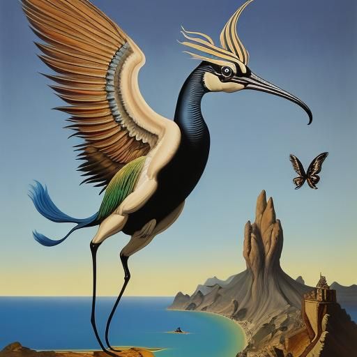 Schräger Vogel
