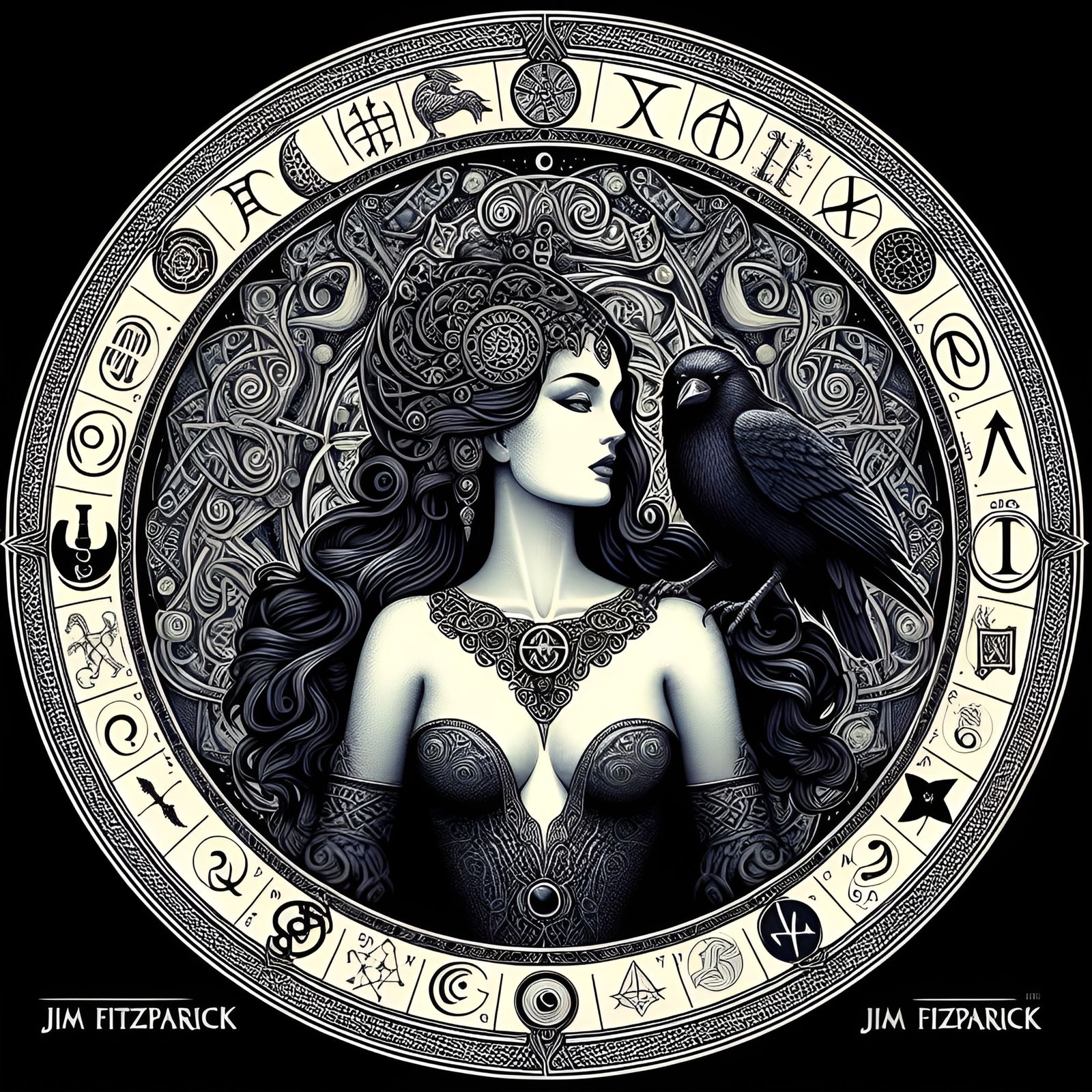 The Morrigan and Raven Dail