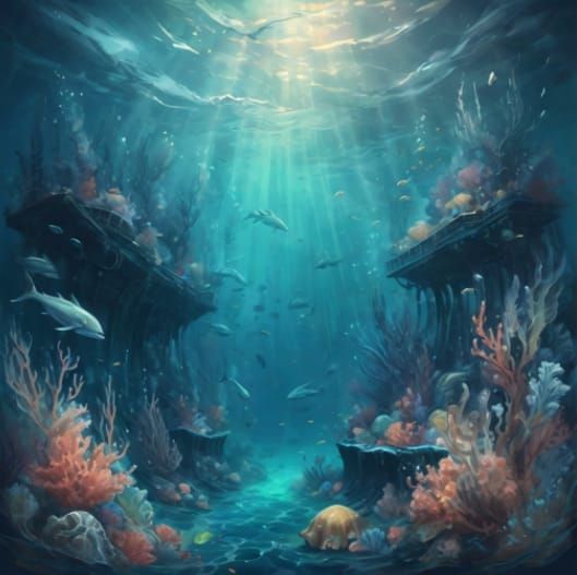 Underwater scenery