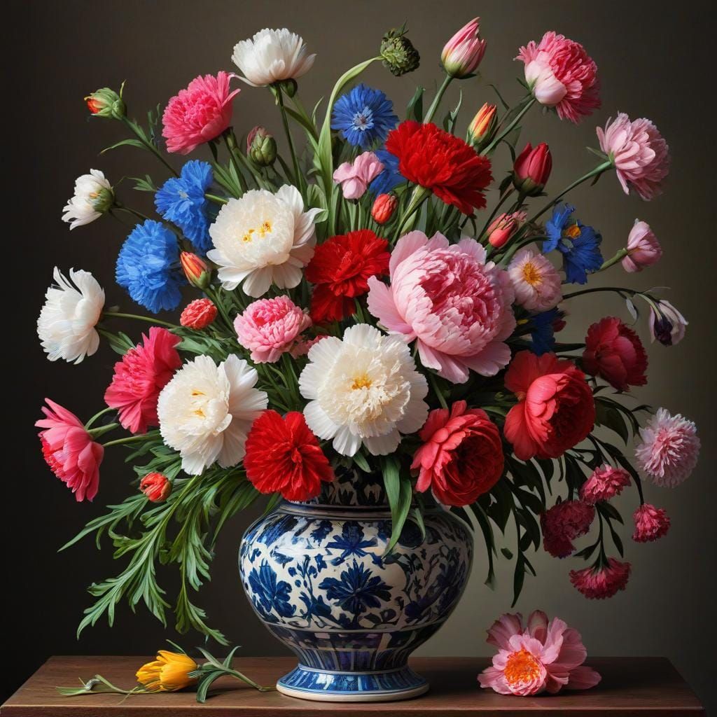 Still life with flowers