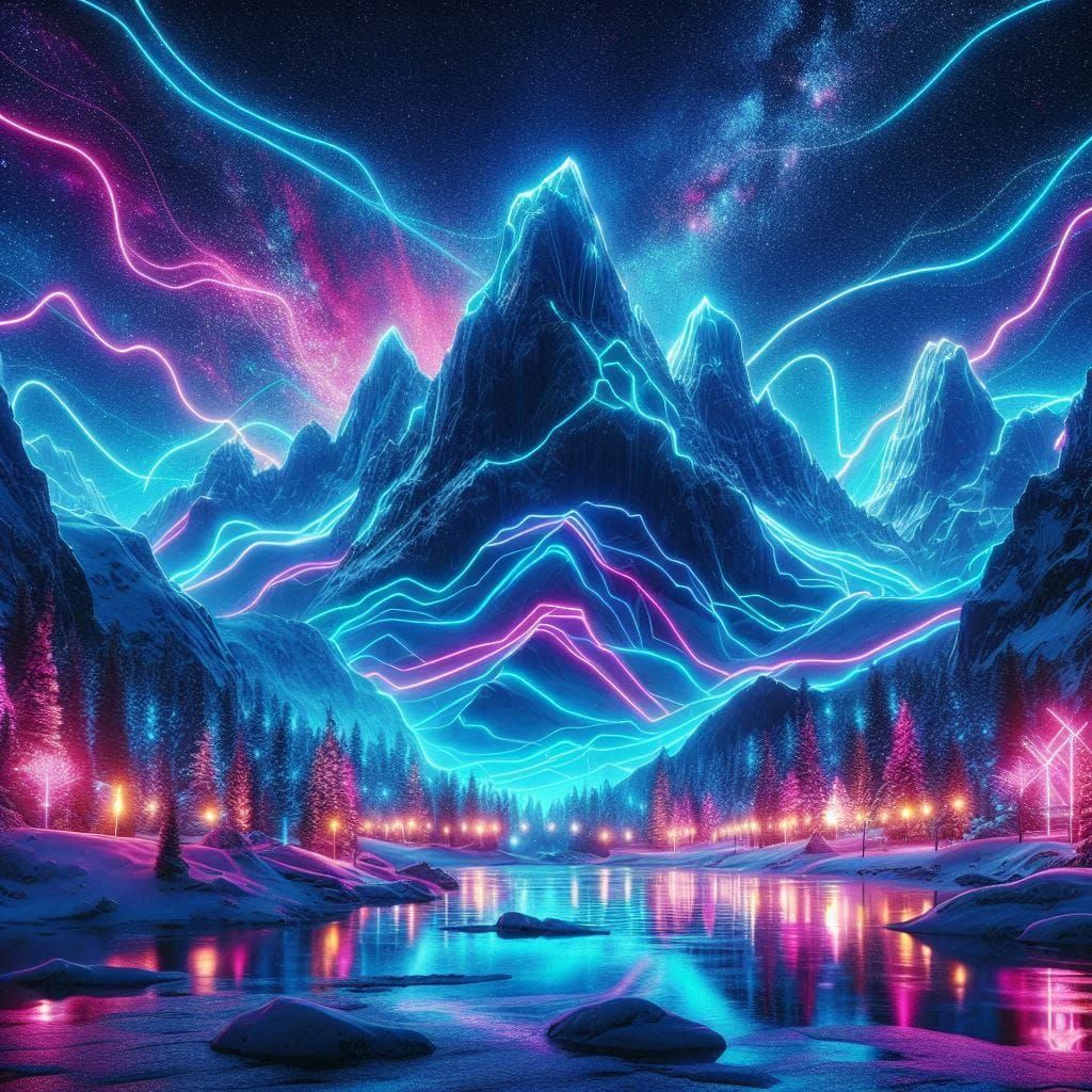 Neon winter