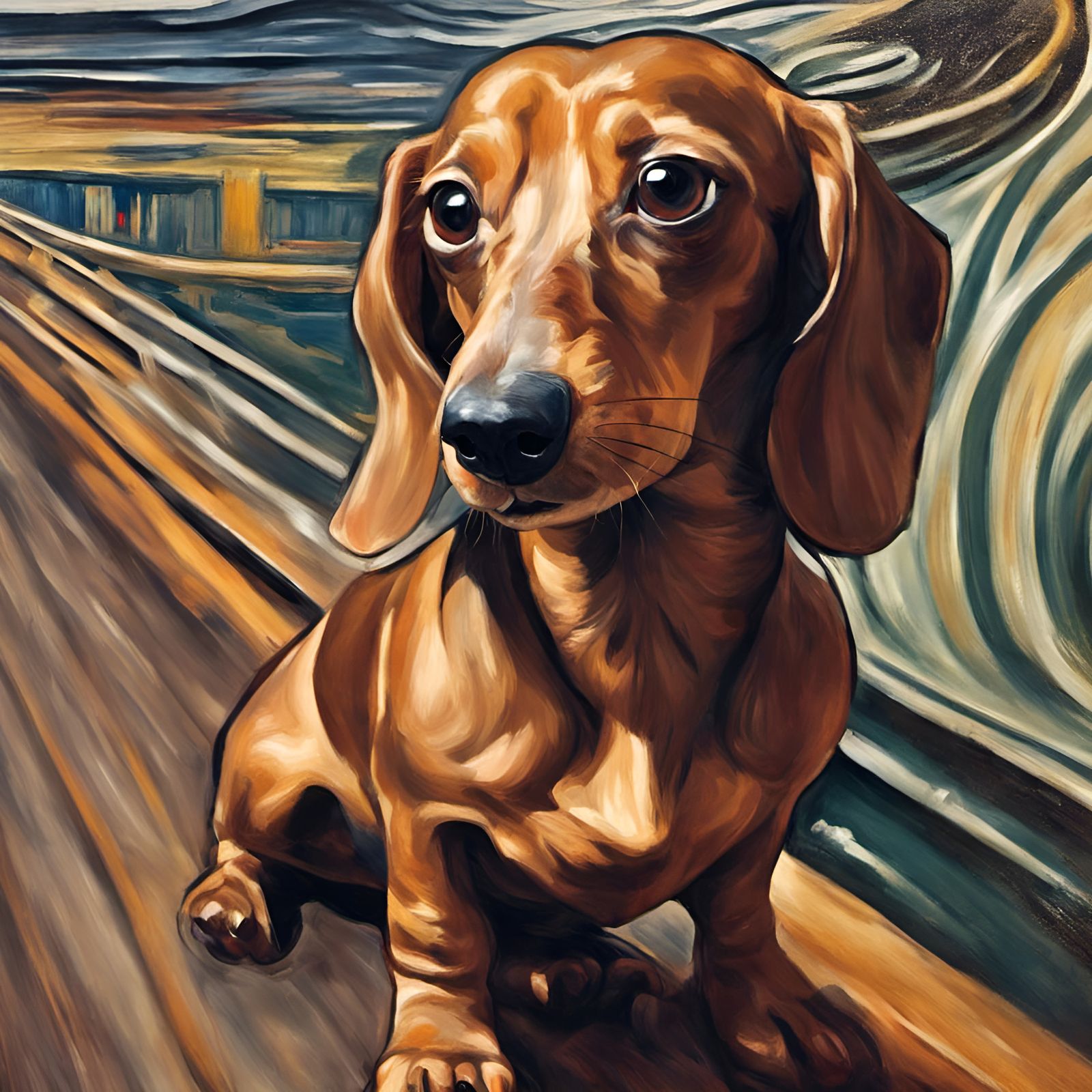 Dachshund Lego - AI Generated Artwork - NightCafe Creator