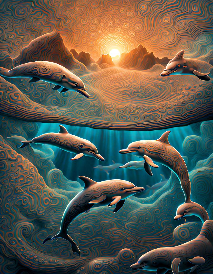 Dolphins - AI Generated Artwork - NightCafe Creator