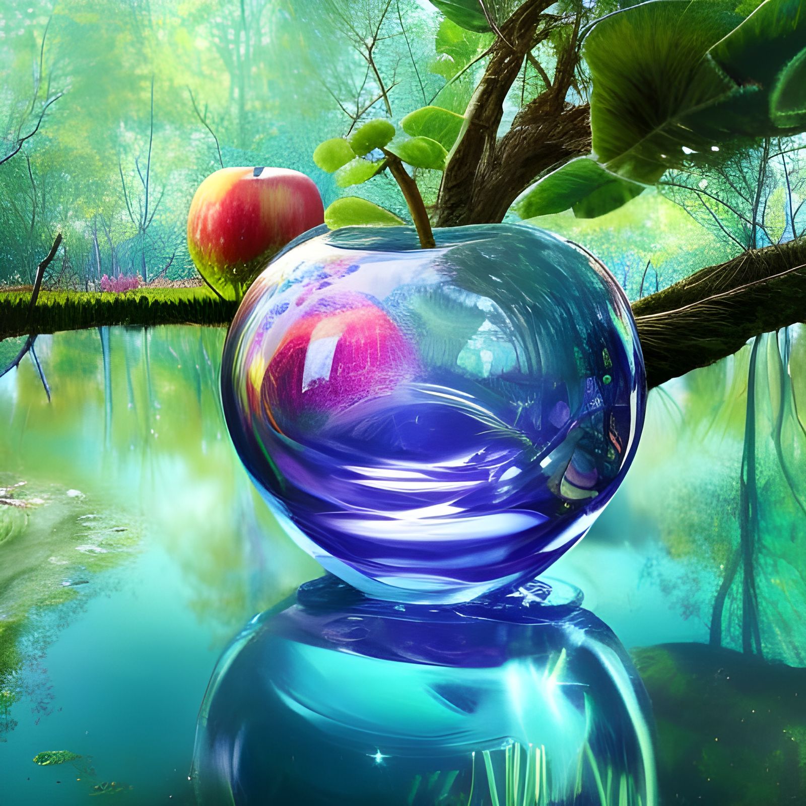 Apple drop  by @Meck