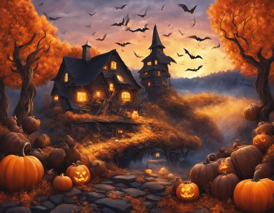 🎃🍂🦃🍁🌾🌻🎆🏚️🦊🌰