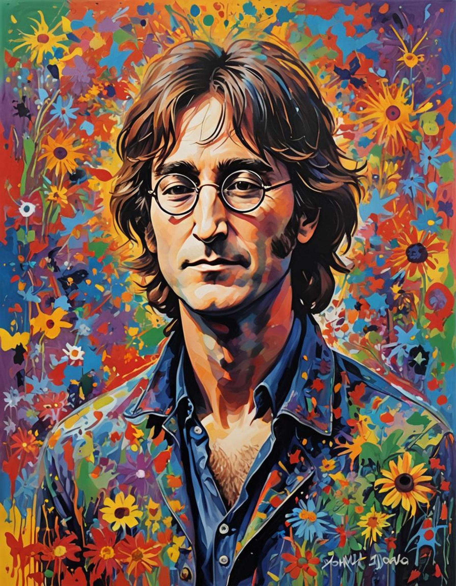 John Lennon - AI Generated Artwork - NightCafe Creator