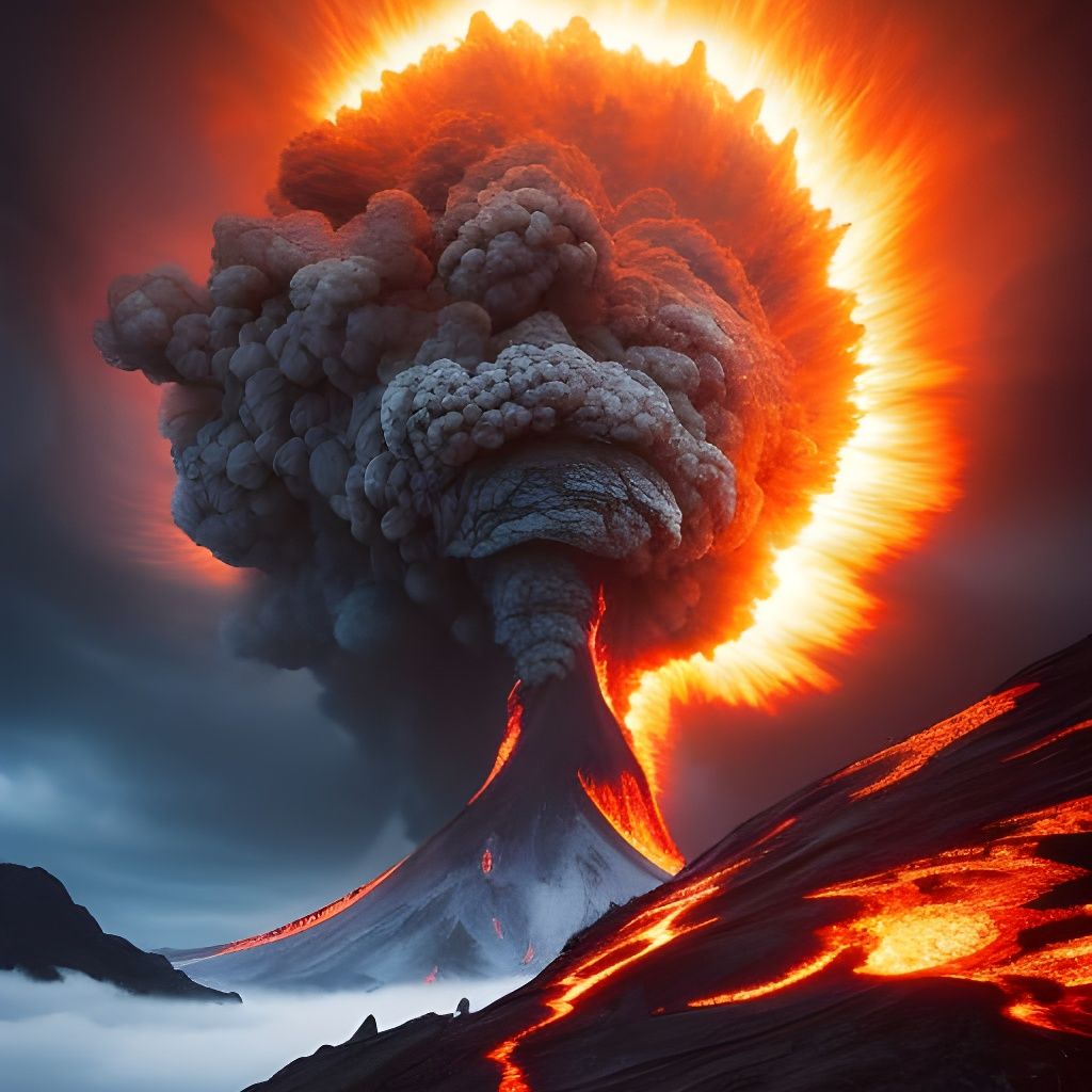 Appalling Volcano Eruption