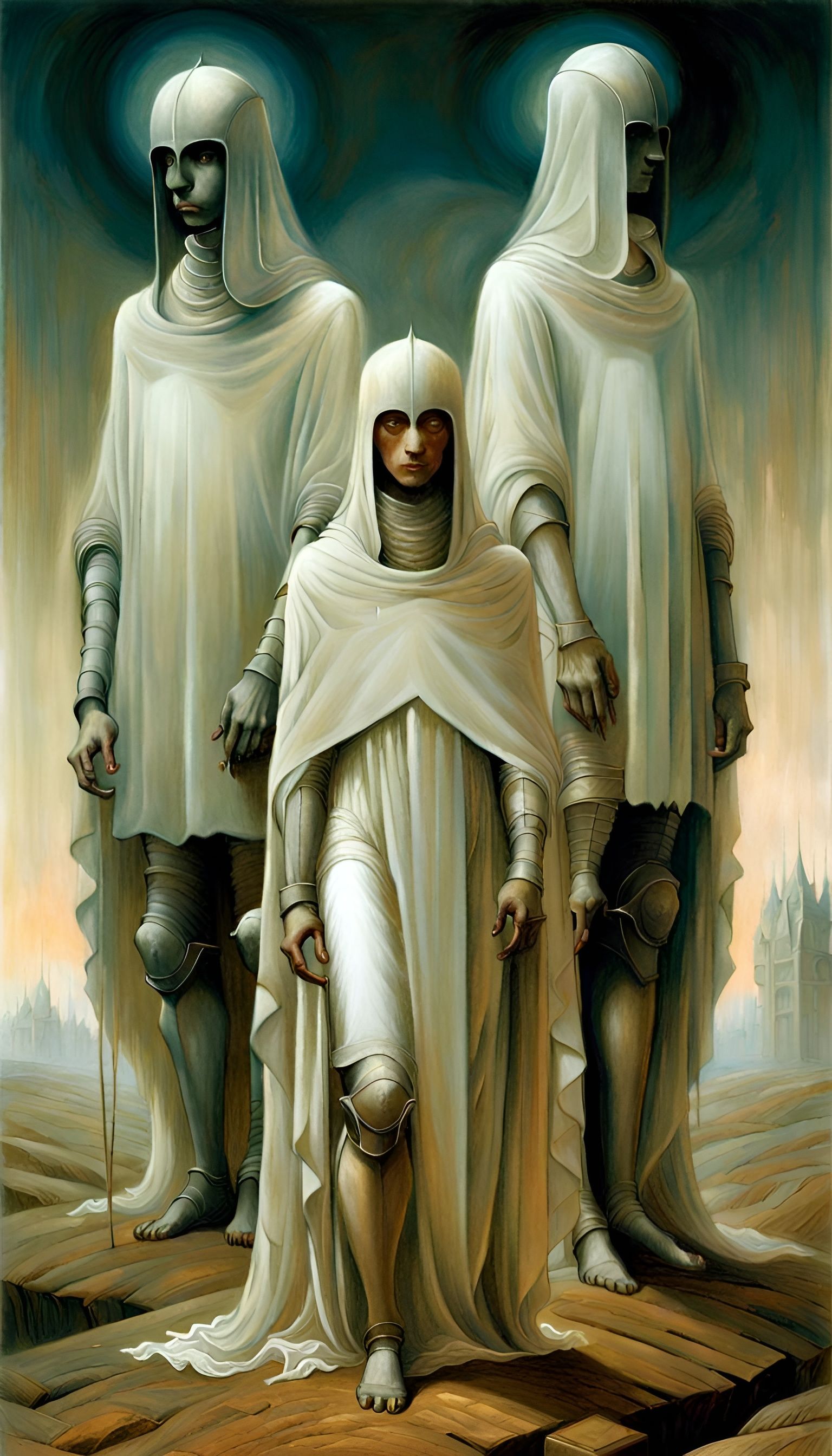 Knights In White Satin - AI Generated Artwork - NightCafe Creator