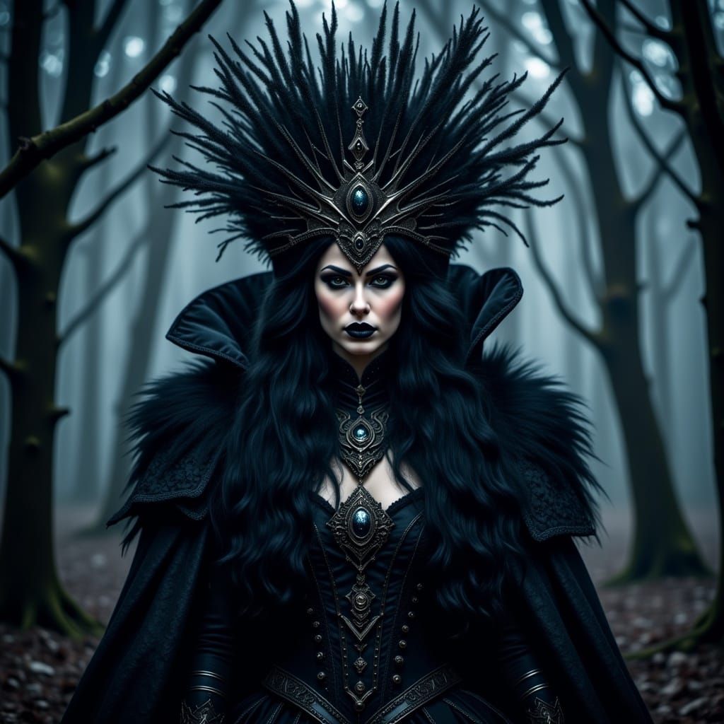 Maleficent <lora:Gothic Beauty Flux:1.0> 
