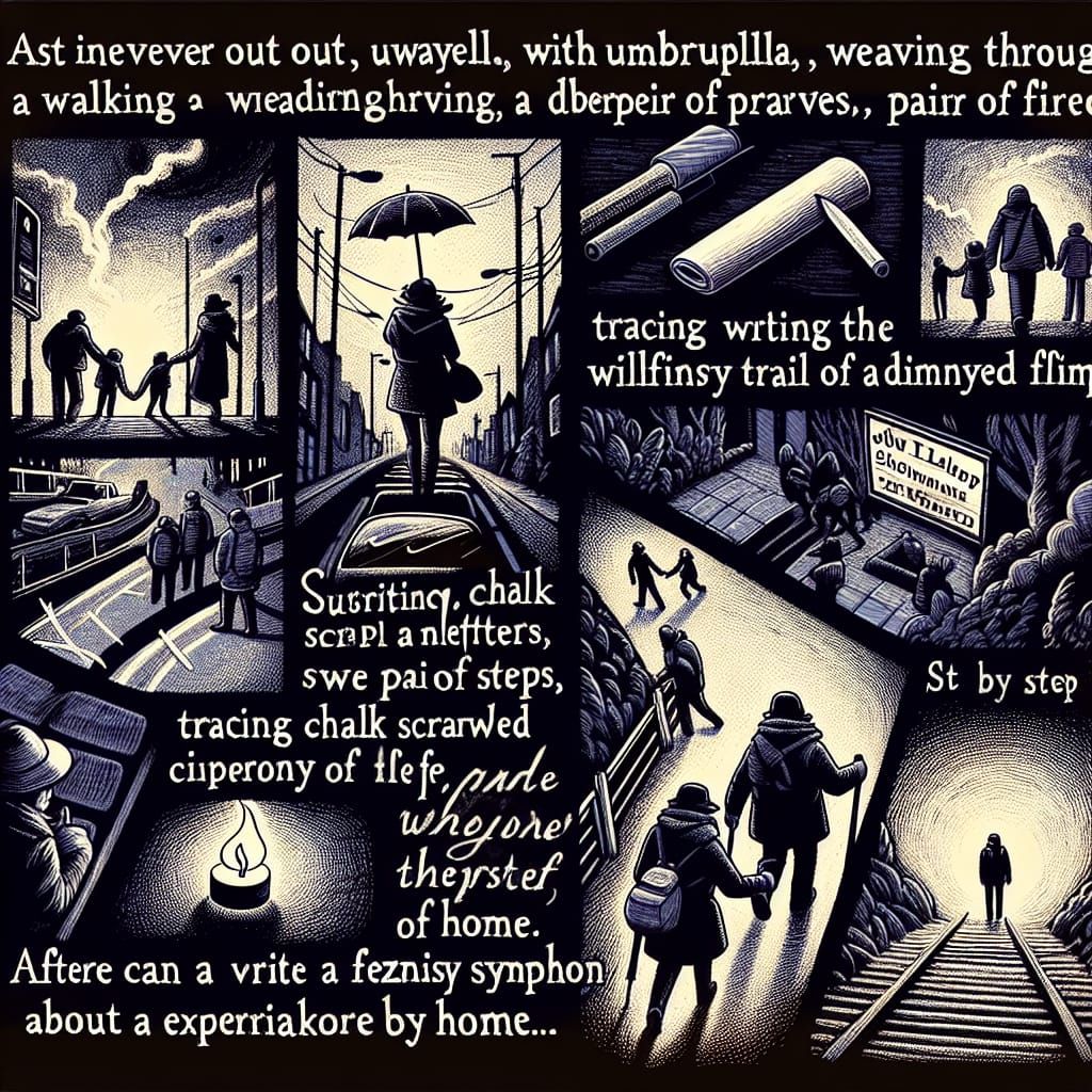 Surreal Evening Walk: A Journey Home