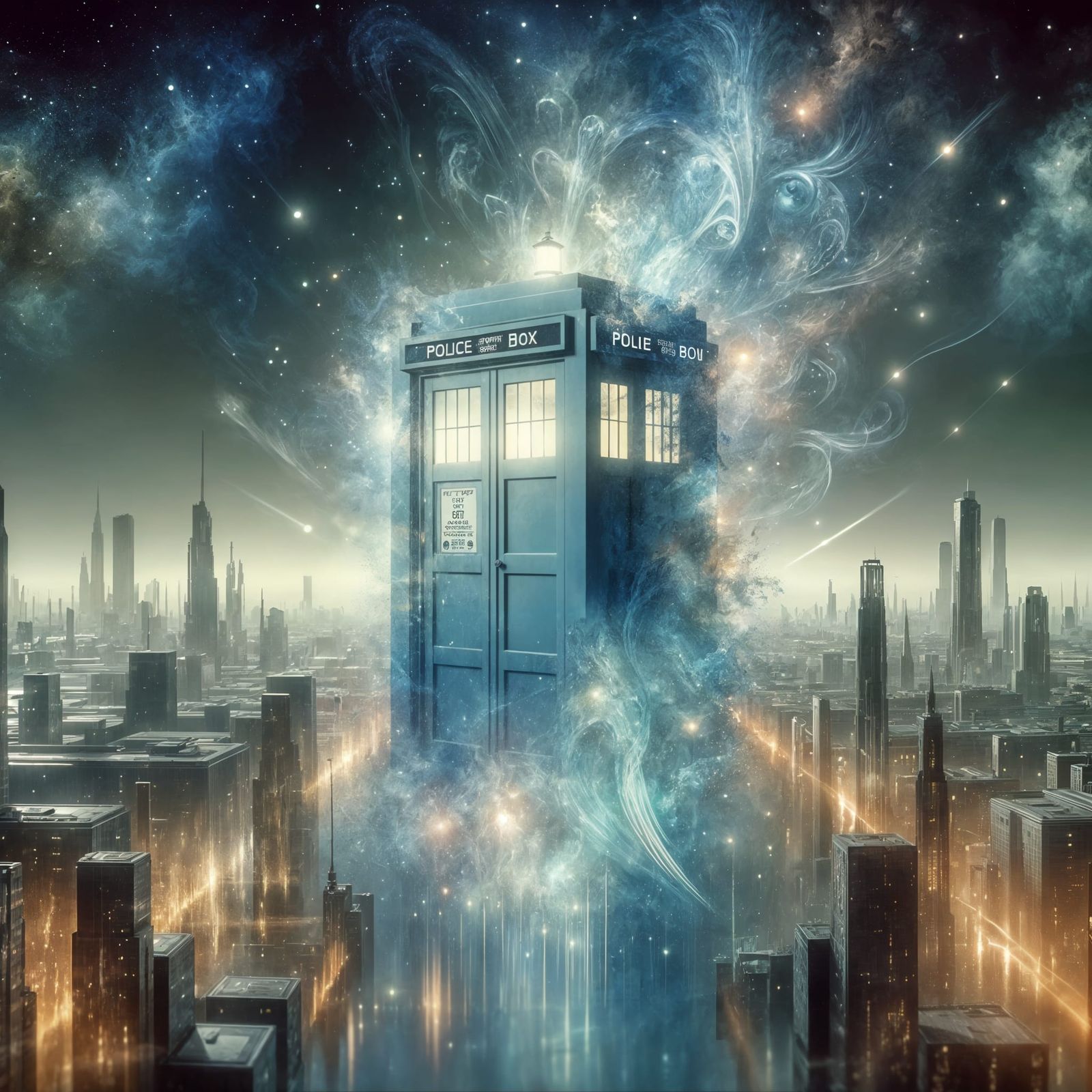 TARDIS De-materialising