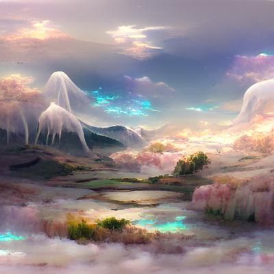 Ethereal landscape