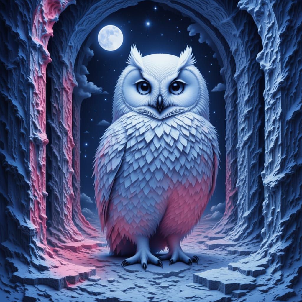 Feeling Escher Owls4