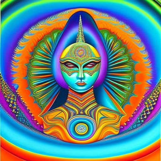 Dosed in the Machine (27) - Trippy Psychedelic Art - AI Generated ...