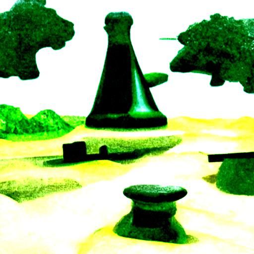 Surreal Chess Landscape