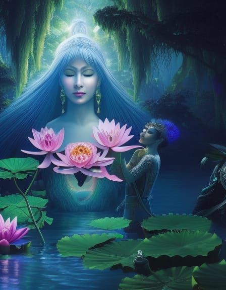 The purity of the women (one of my own visions)