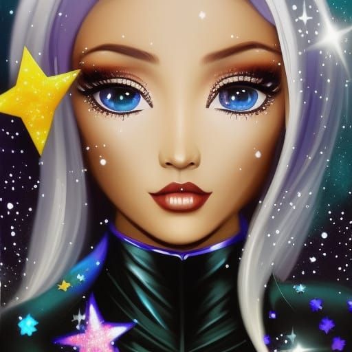 She sparkles - AI Generated Artwork - NightCafe Creator