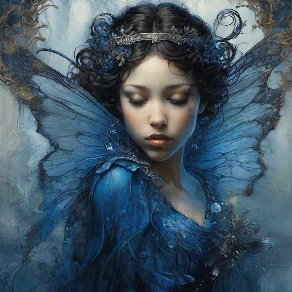 Fairy in Blue  by @Ratso