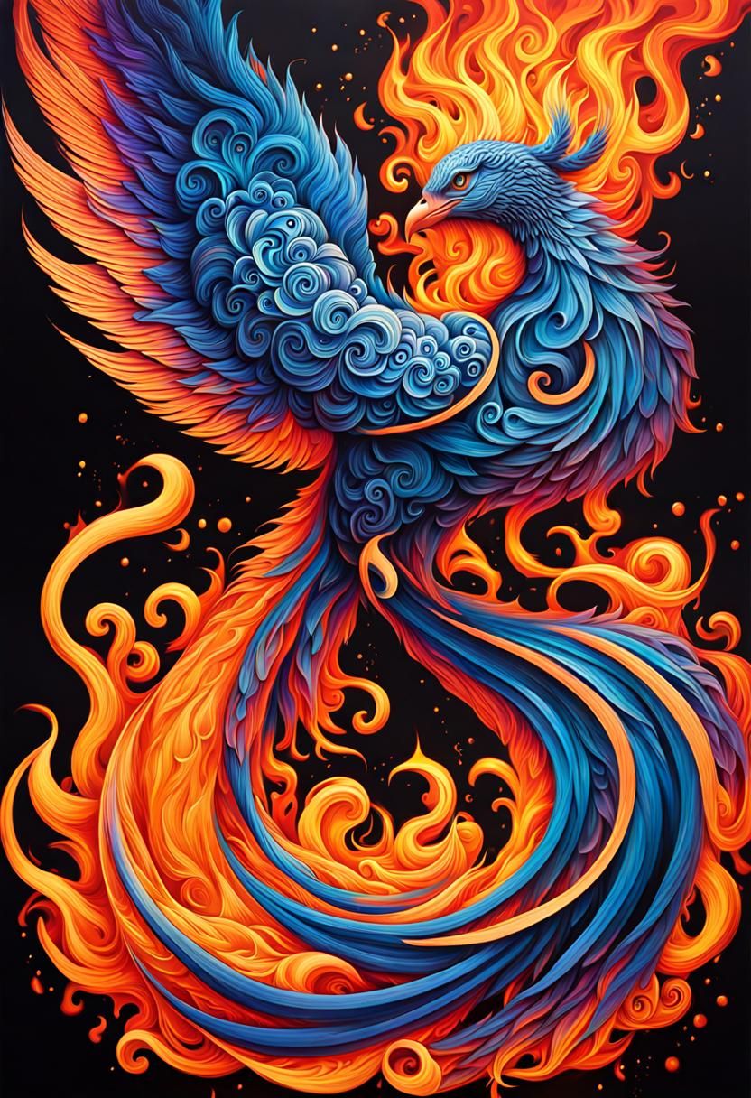 Phoenix AI Generated Artwork NightCafe Creator