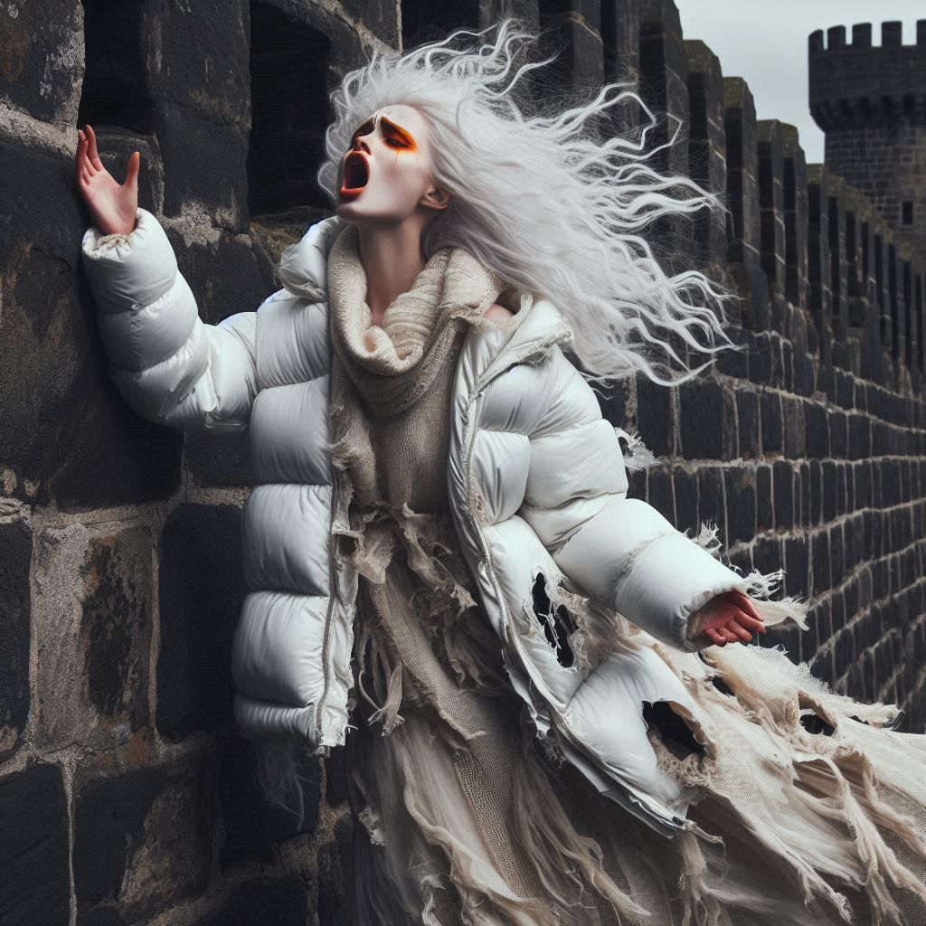 The white Banshee hauling