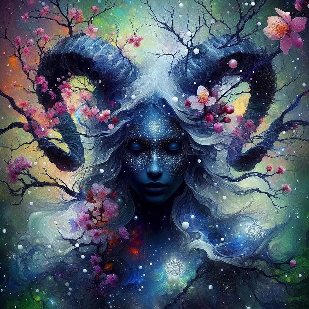 Double exposure portrait