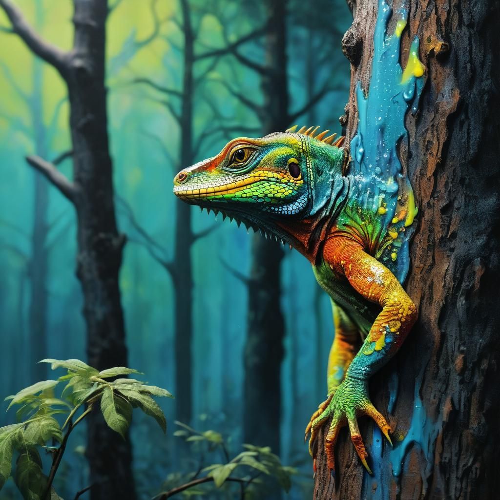 paint lizard