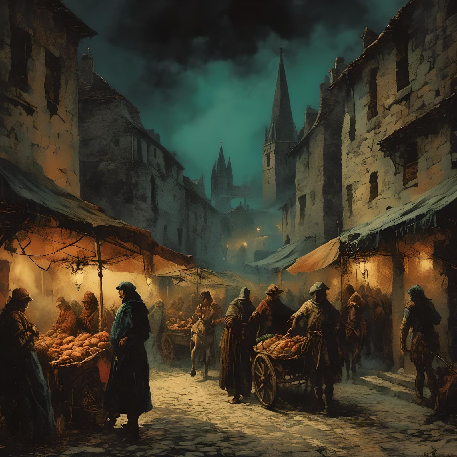 nighttime market