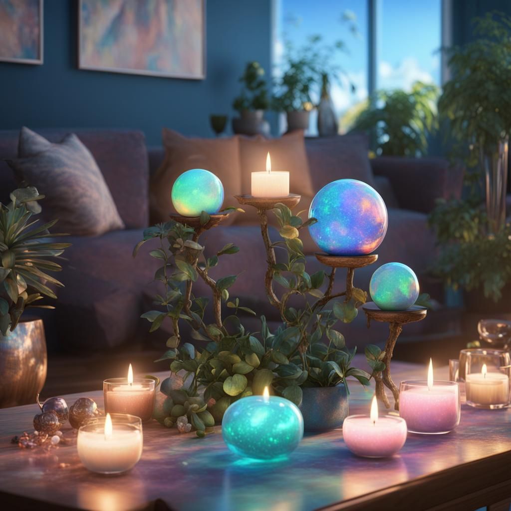 Mystical Witchy Wiccan living-room - AI Generated Artwork - NightCafe ...