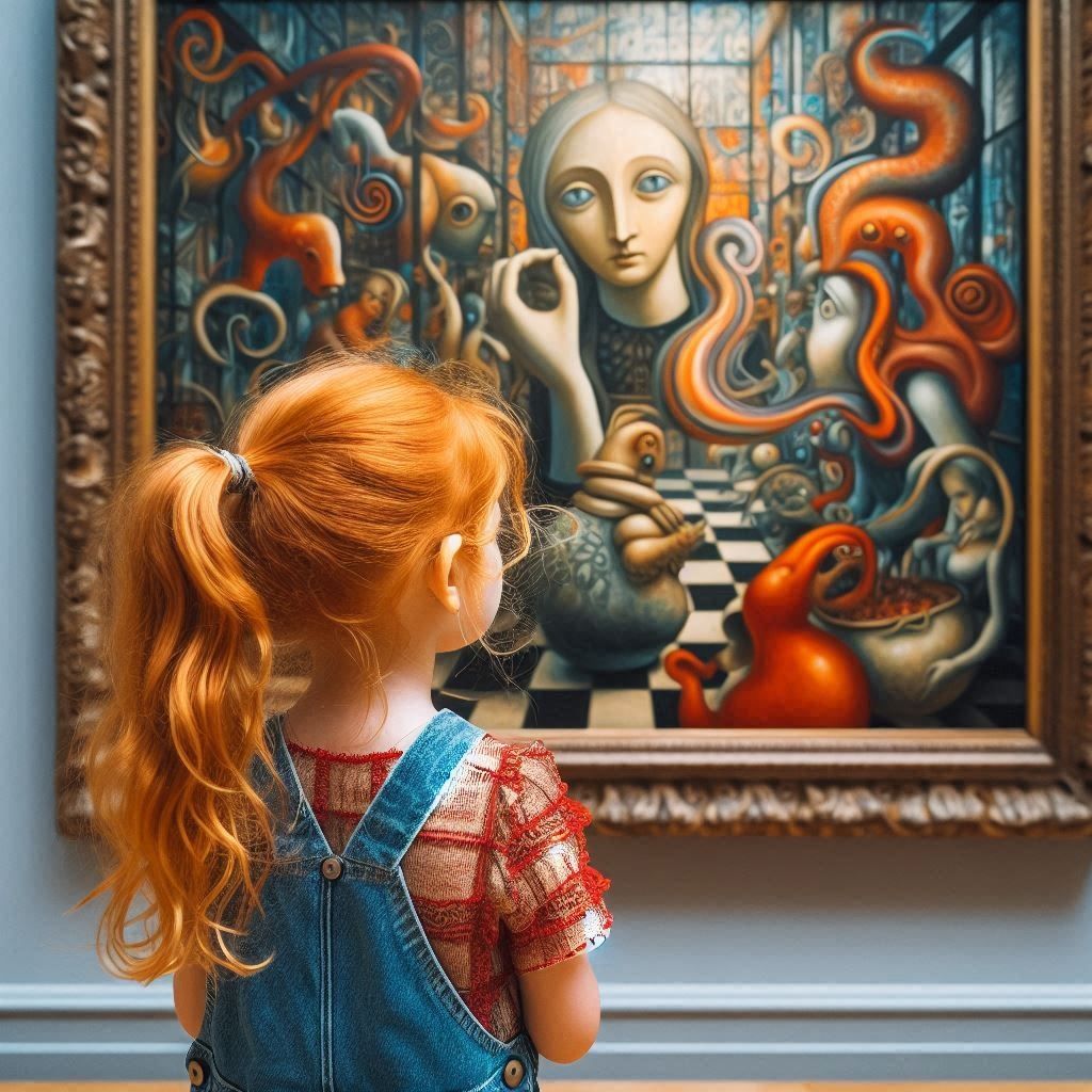 A surreal painting