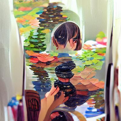 Reflection in mirror