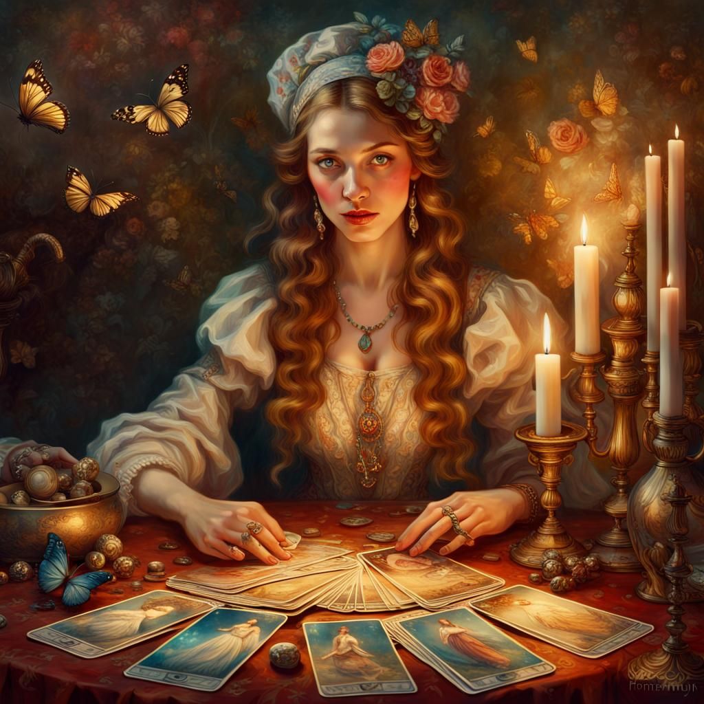 The Fortune Teller - AI Generated Artwork - NightCafe Creator