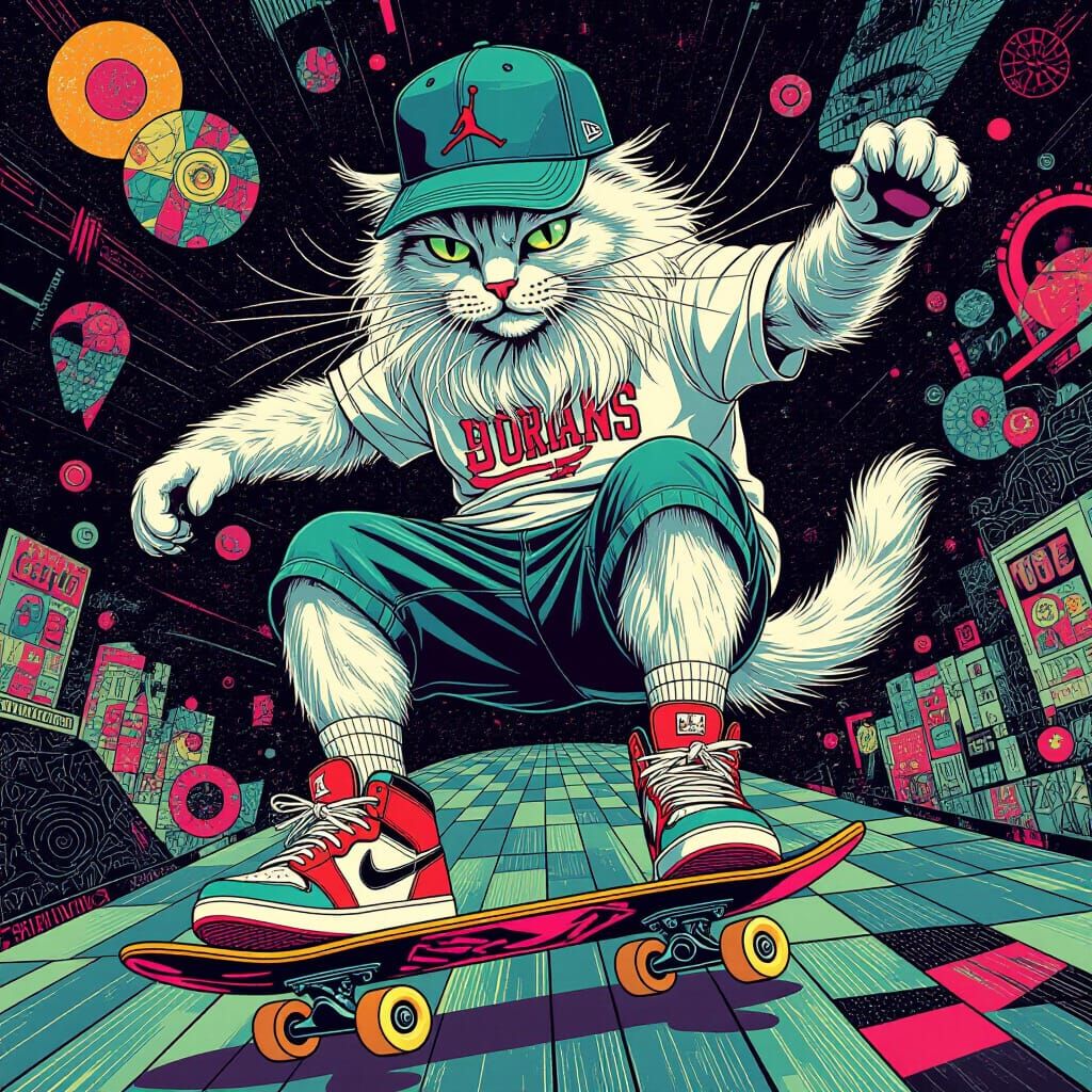 Gen X Cat.  by @Thibe