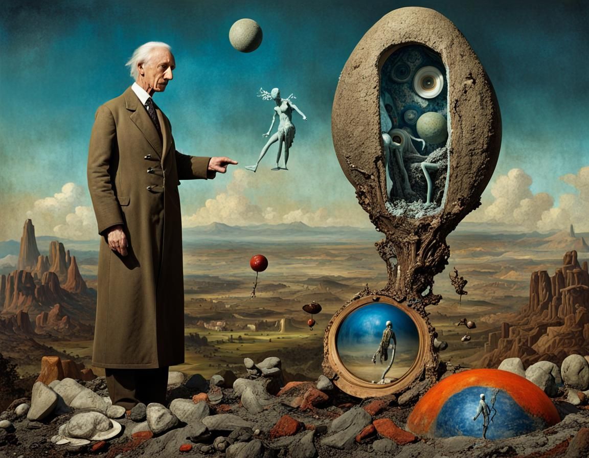 Surreal Collage of Impossible Objects