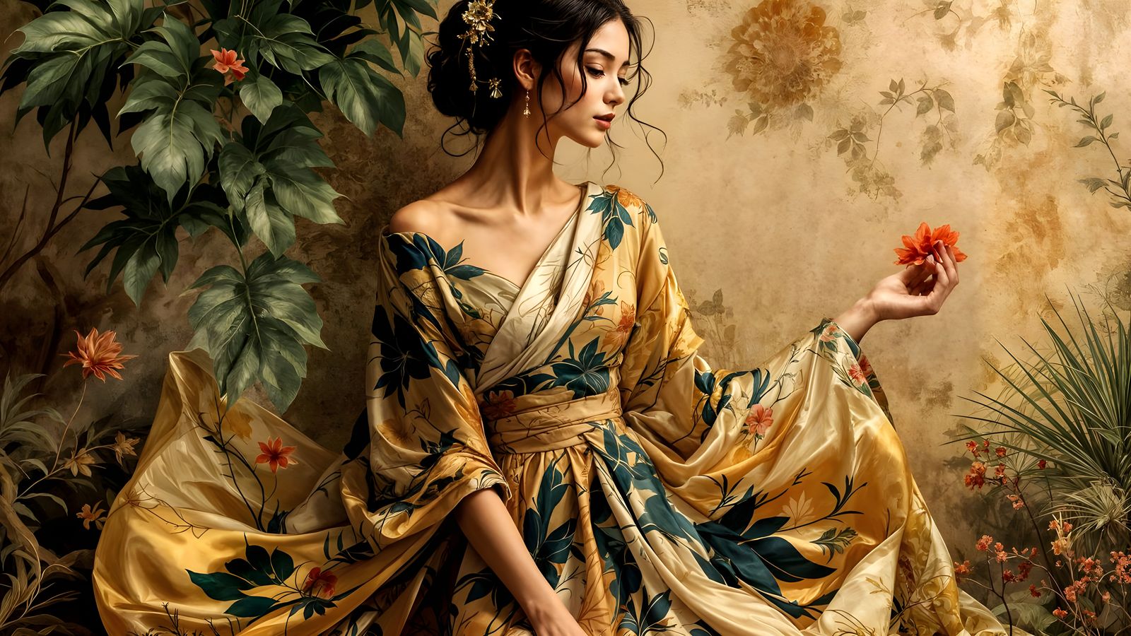 An oil painting    by @Ghexghe