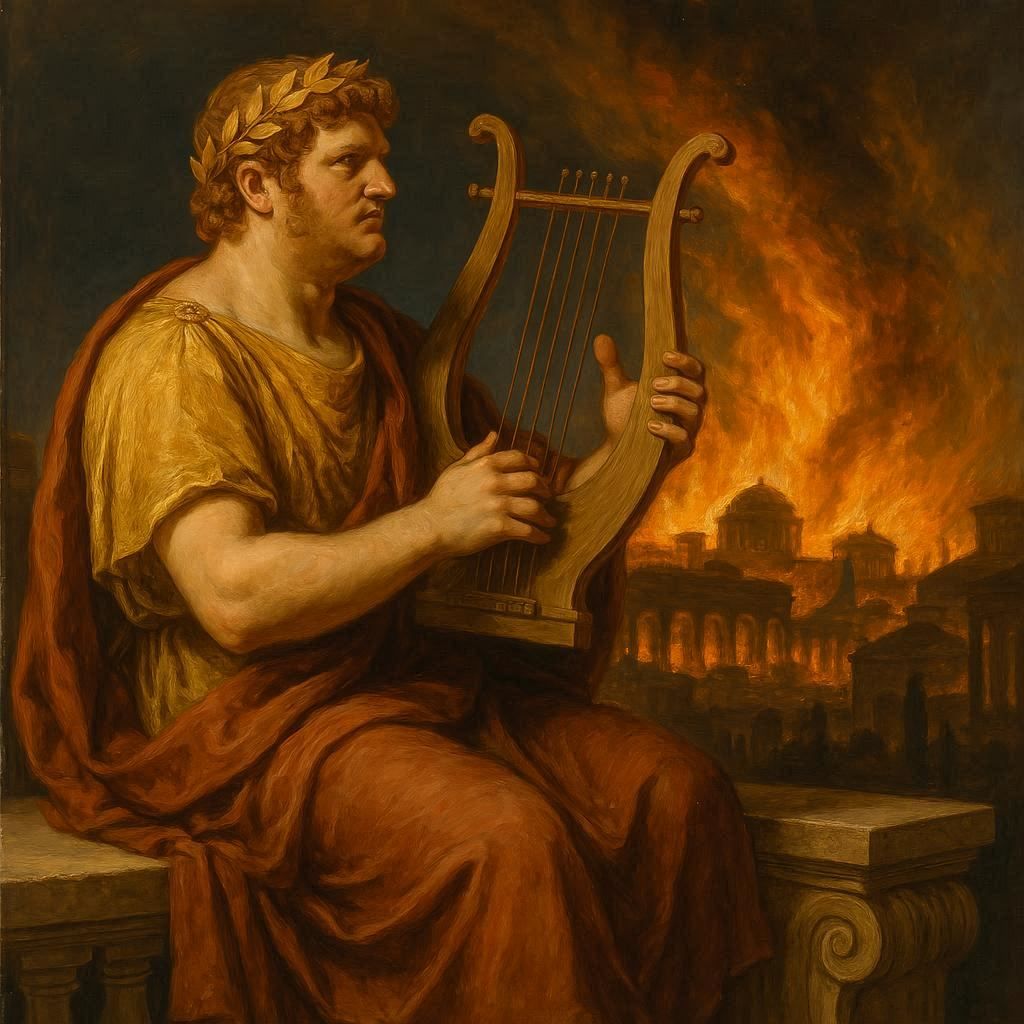 Emperor Nero and the Great Fire of Rome